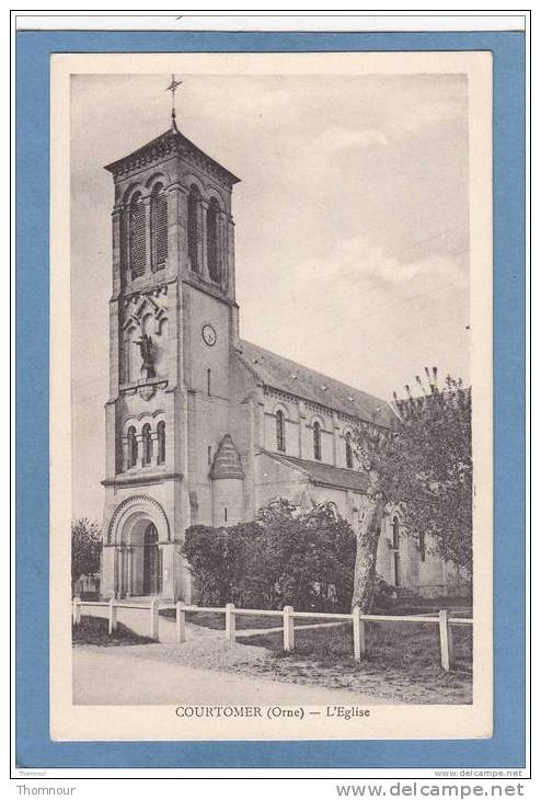 61  -  COURTOMER  -  L´ Eglise  -  BELLE CARTE  - - Courtomer