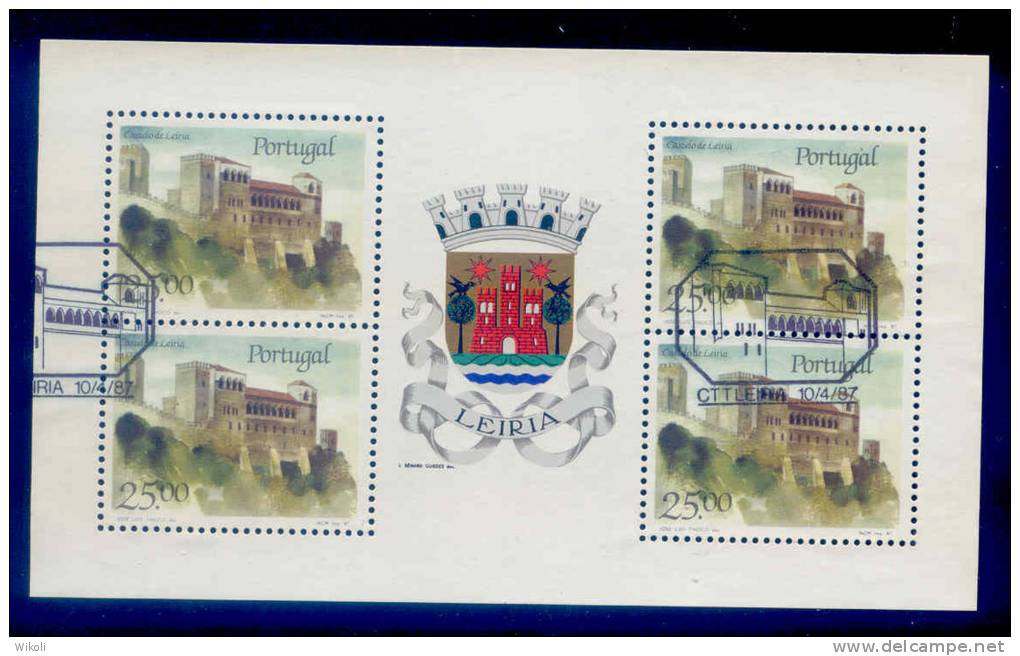 ! ! Portugal - 1987 Castels Sheet - Af. 1799 - Used - Usati