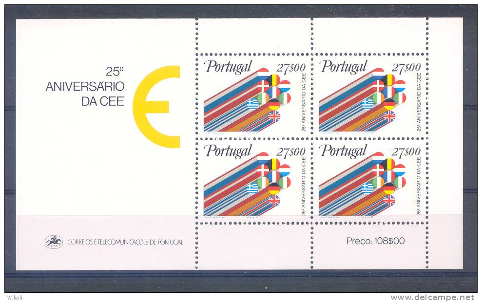 Portugal - 1982 EEC Souvenir Sheet - Af. Bl. 42 - MNH - Neufs