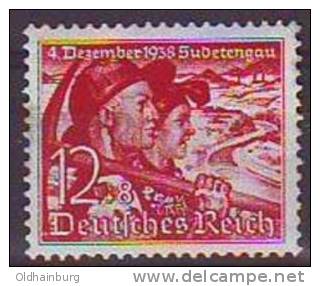 DR/ Österreich 1938, ANK 685, Abstimmung Im Sudetenland, Falz * - Ungebraucht