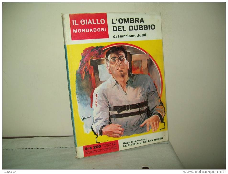 I Gialli Mondadori (Mondadori 1962) N. 714 " L'ombra Del Dubbio"  Di Harrison Judd - Policíacos Y Suspenso