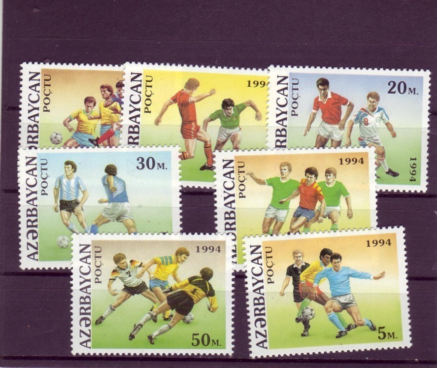 AZERBAIDJAN   N°149/55     * *  ( Cote 7e)   Cup 1994   Football  Soccer Fussball - 1994 – États-Unis