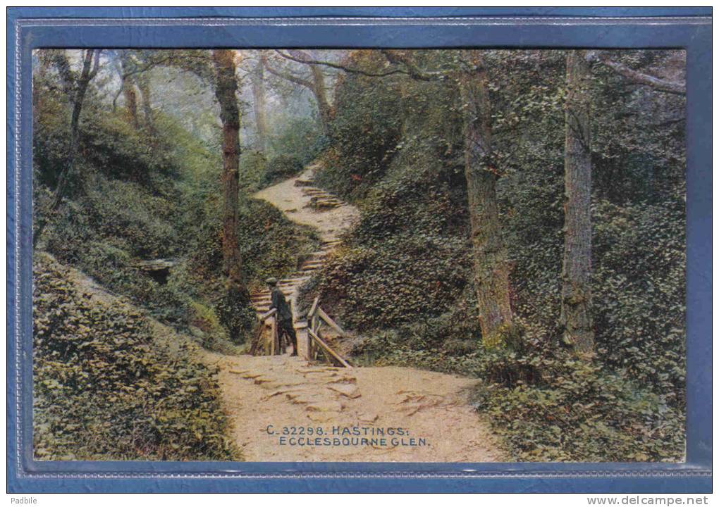 Carte Postale Angleterre Hastings  Ecclesbourne Glen  Trés Beau Plan - Hastings