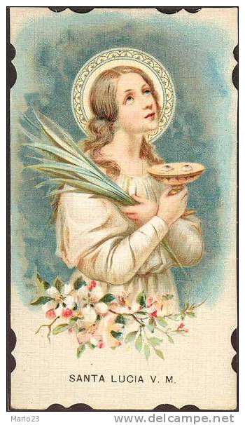 Santino - Holy Card - Santa Lucia Vergine E Martire - Santini