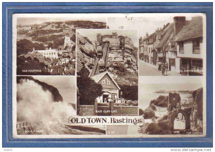 Carte Postale Angleterre Hastings  Trés Beau Plan - Hastings