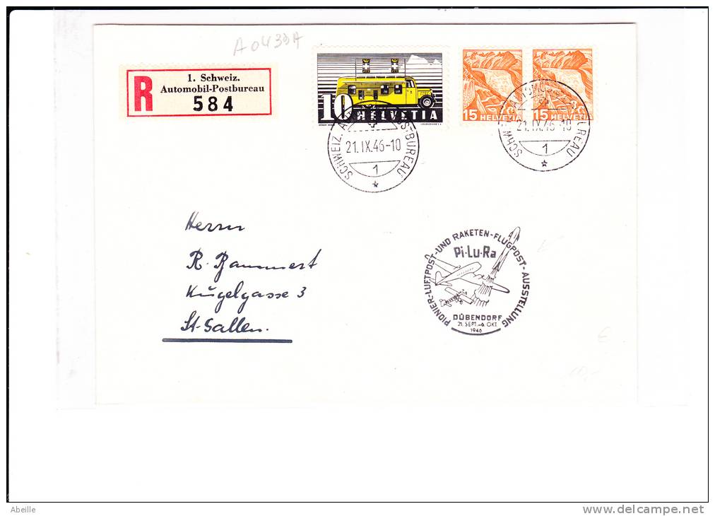 A0439A  LETTRE   1946 - Sonstige & Ohne Zuordnung