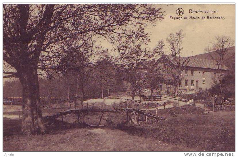 RENDEUX-HAUT = Paysage Au Moulin De Bardonwez (Nels) écrite - Rendeux