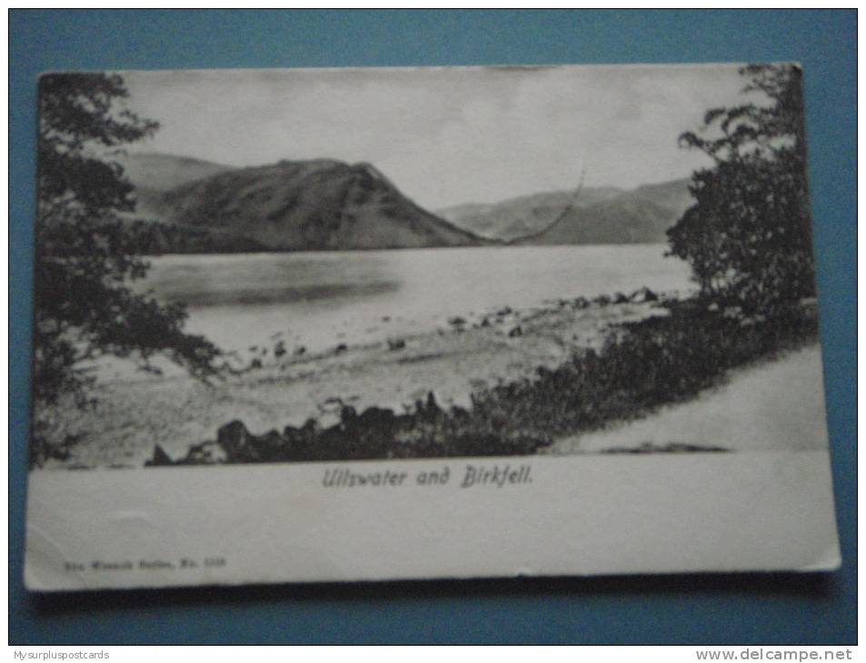 20902 POSTCARD:  CUMBRIA: Ullswater And Birkfell. (The Wrench Series, No. 1158). - Other & Unclassified