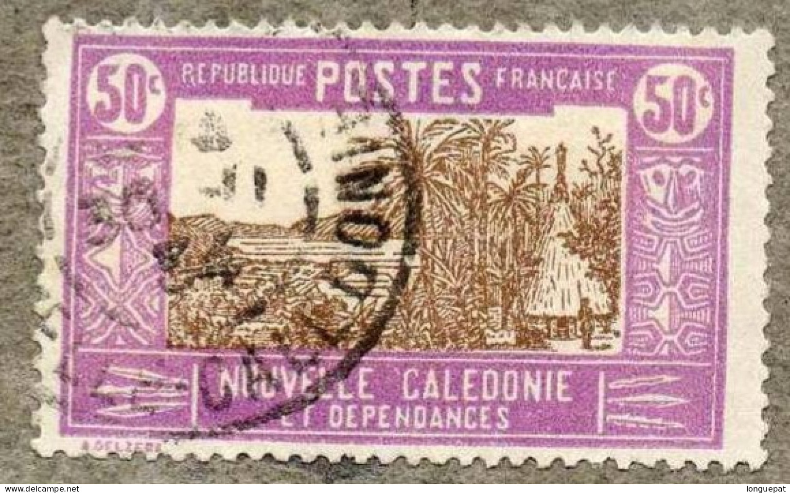 NOUVELLE-CALEDONIE : Case De Chef Indigéne - Architecture - Habitat -Tradition - Used Stamps