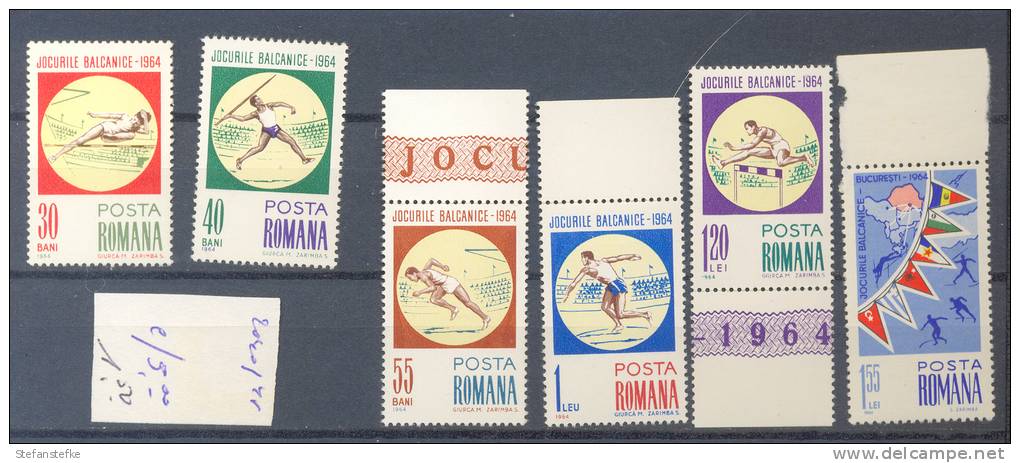 Romana Nr :  2040 - 2045 ** MNH (zie Scan) - Unused Stamps