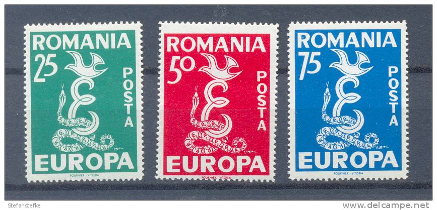 Romania Nr :  Europa Exile ** MNH (zie Scan) - 1958