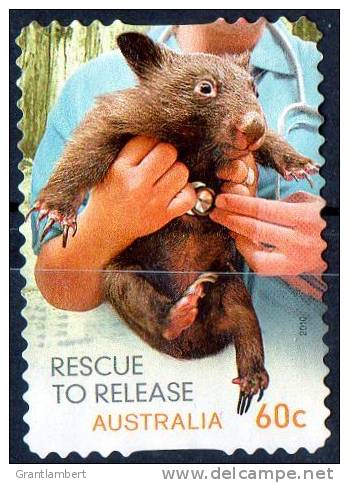 Australia 2010 Wildlife Caring - Rescue To Release 60c Wombat Self-adhesive Used - Used Stamps