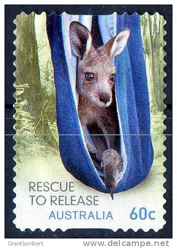 Australia 2010 Wildlife Caring - Rescue To Release 60c Joey Self-adhesive Used - - Used Stamps