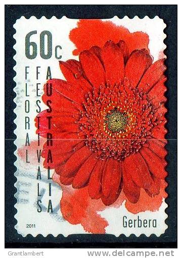 Australia 2011 Floral Festivals 60c Gerbera Self-adhesive Used - Oblitérés