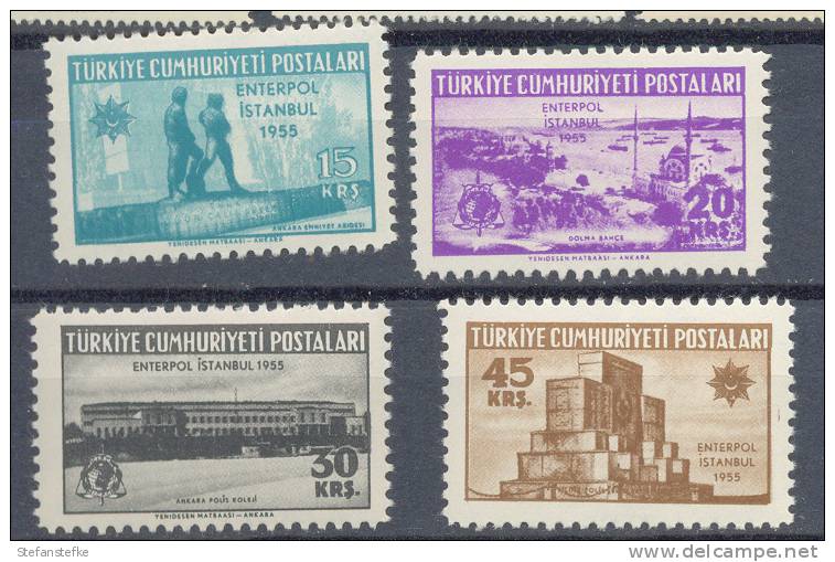 Turkiye Nr :  1244 - 1247 ** MNH (zie Scan) - Unused Stamps