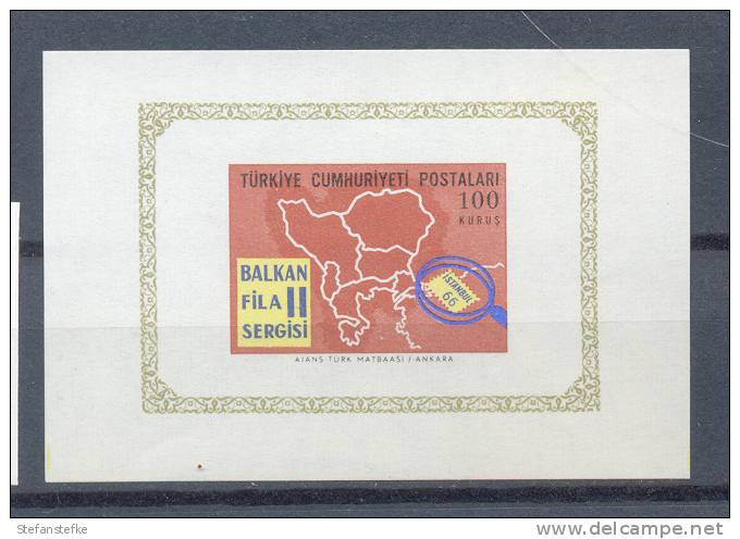 Turkiye Nr : BL 13 ** MNH (zie Scan) - Hojas Bloque