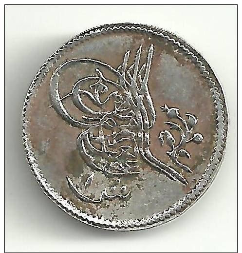 Egypt Qirsh 1277/16 Silver - Egypte