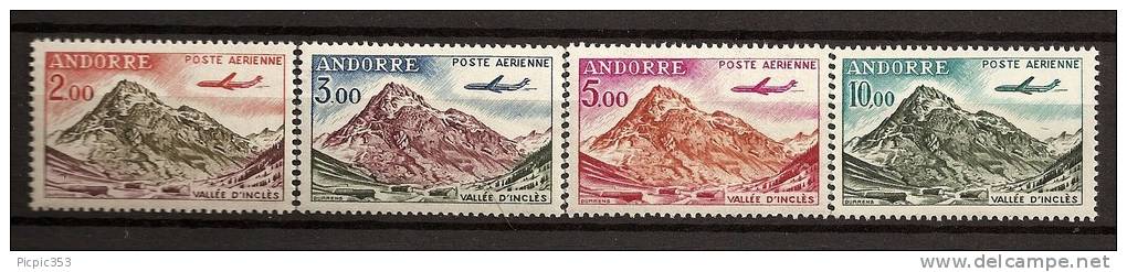 Andorre PA Aérien 5, 6, 7, 8 ** - Luchtpost