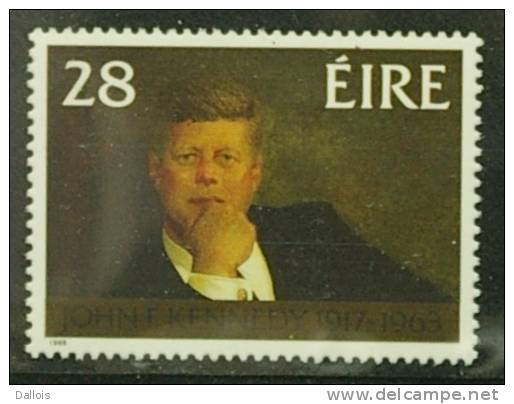 Irlande - 1988 - Portrait J.F. Kennedy - James Wyeth - Neuf - Kennedy (John F.)
