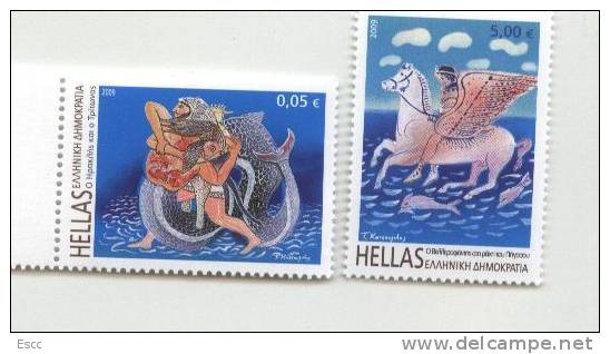 Mint Stamps Mythology 2009 From Greece - Ungebraucht