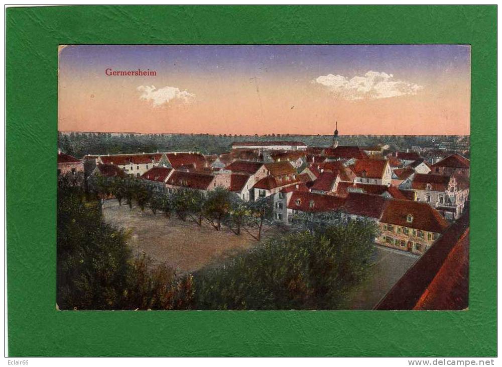 Germersheim  CPA   Vue  Par-dessus Les Toits   La Place - Germersheim
