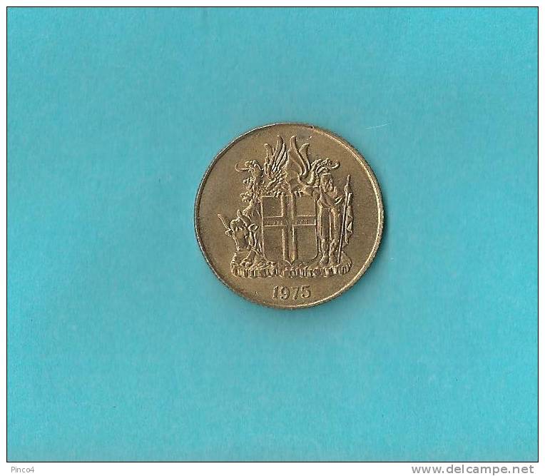 ISLANDA - ICELAND -  1 KRONA 1975 - Iceland