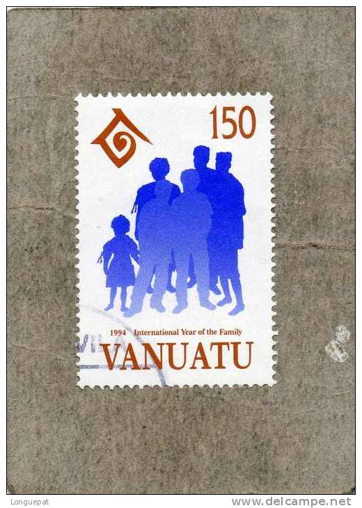 VANUATU : Année Internationale De La Famille : Silhouette D'une Cellule Familiale; Symbole - Vanuatu (1980-...)