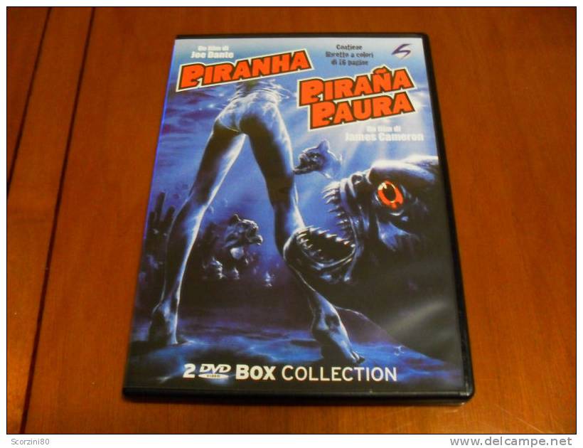 DVD-PIRANHA-PIRANA PAURA Joe Dante James Cameron (2 DVD) - Horror