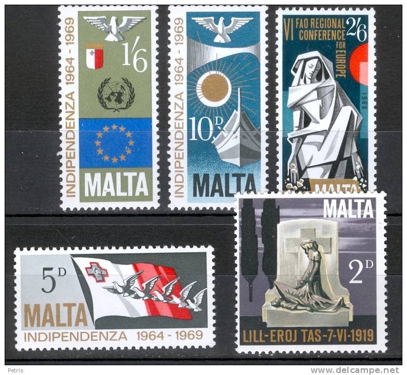 Malta 1969 Anniversario Indipendenza MNH - Lot. 270 - Malte