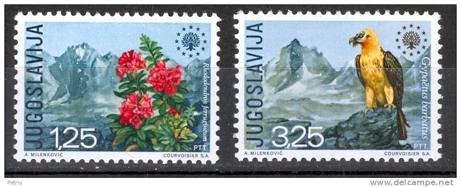 Jugoslavia 1970 Salvaguardia Della Natura MNH -Lot. 285 - Nuovi