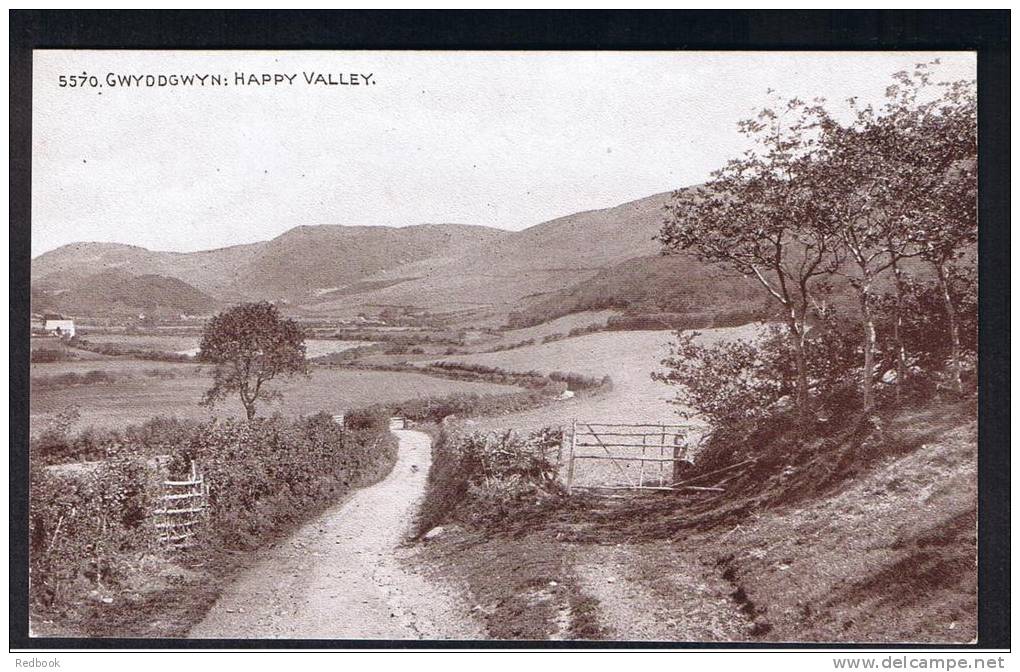 RB 821 - Early Postcard - Gwyddgwyn Happy Valley Glamorgan Wales - Glamorgan