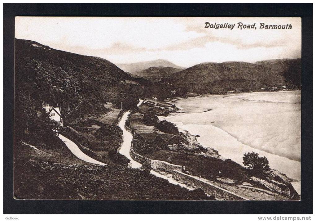 RB 821 - 1911 Postcard - Dolgelly Road Barmouth Merionethshire Wales - Merionethshire