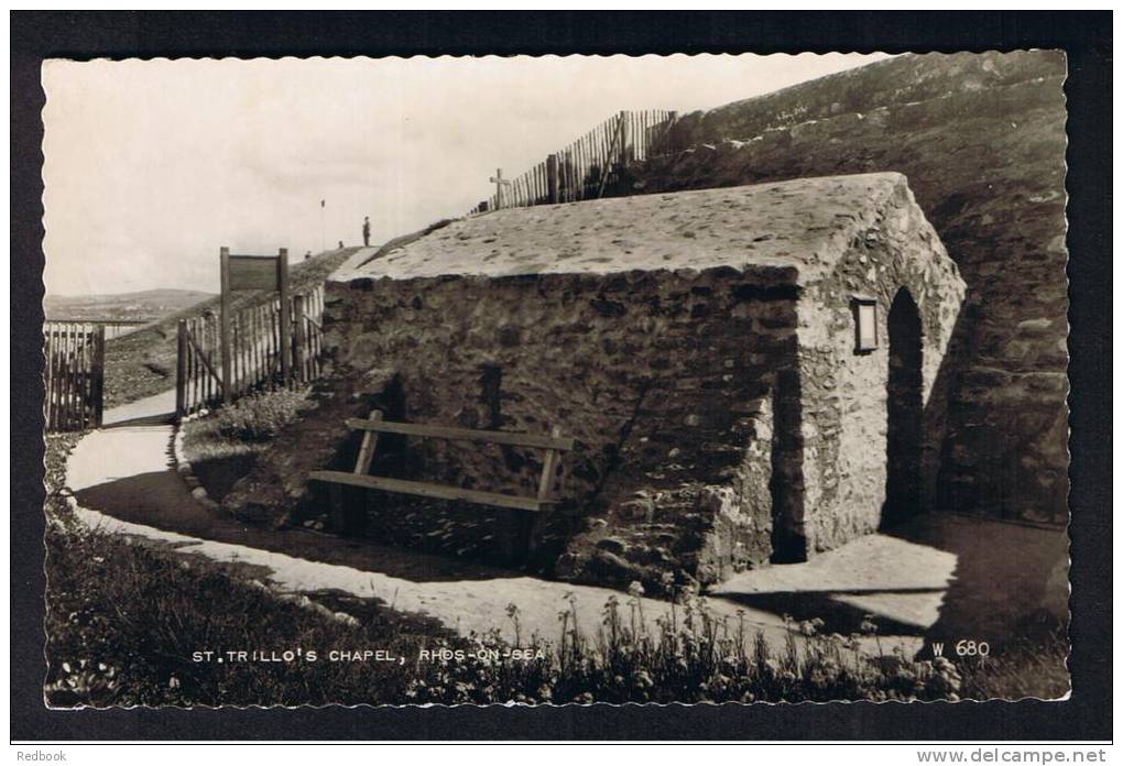 RB 821 - Real Photo Postcard - St Trillo's Chapel Rhos-on-Sea Denbighshire Wales - Denbighshire