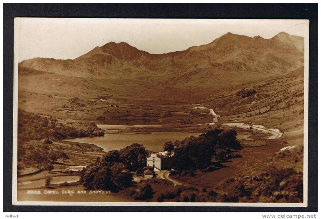 RB 821 - Judges Real Photo Postcard - Capel Curig And Snowdon Caernarvonshire Wales - Caernarvonshire