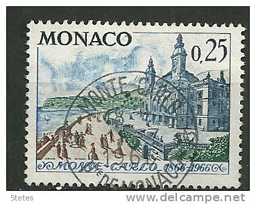 Monaco Oblitéré . Y & T N° 691 " Monté Carlo " - Gebraucht