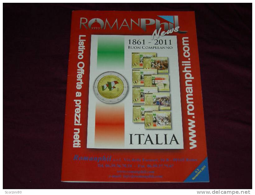 Romanphil News N° 3 (Novembre 2011) NUMISMATICA FILATELIA - Andere & Zonder Classificatie