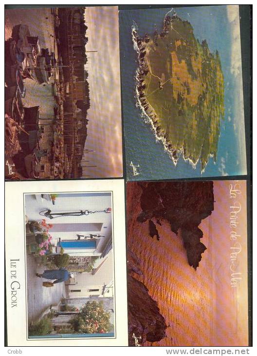 4058 - Lot De 7 CPM De L\´ILE DE GROIX 56 - 5 - 99 Cartes