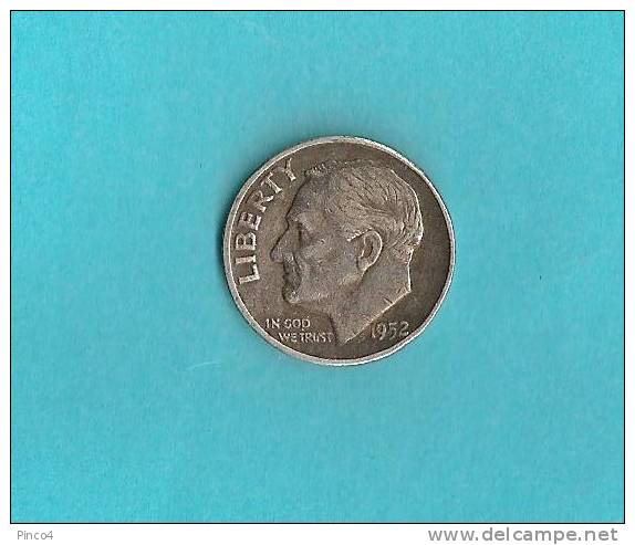 USA - ONE DIME - 1952 - 1946-...: Roosevelt