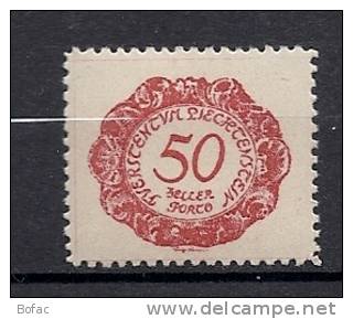 TA 8  (**)  Y  &amp;  T   (timbre Taxe)   "LIECHTENSTEIN" - Postage Due