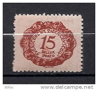 TA 3    (*)  Y  &amp;  T   (timbre Taxe)   "LIECHTENSTEIN" - Taxe