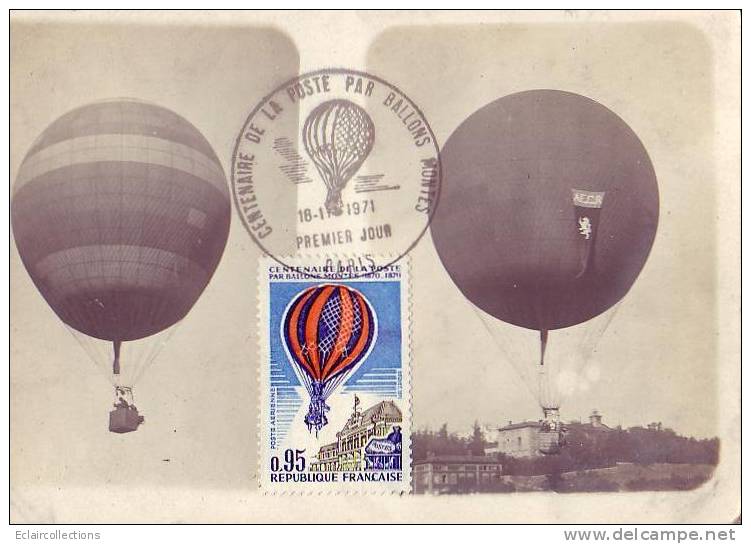 Aviation..Aérostation..M Ontgolfières..Dirigeable S..Cachet  Du Centenaire  Par Ballon Monté  Carte  1910 - Luchtballon