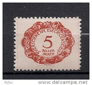 TA 2    **  Y&T   Timbre Taxe   "LIECHTENSTEIN" - Postage Due