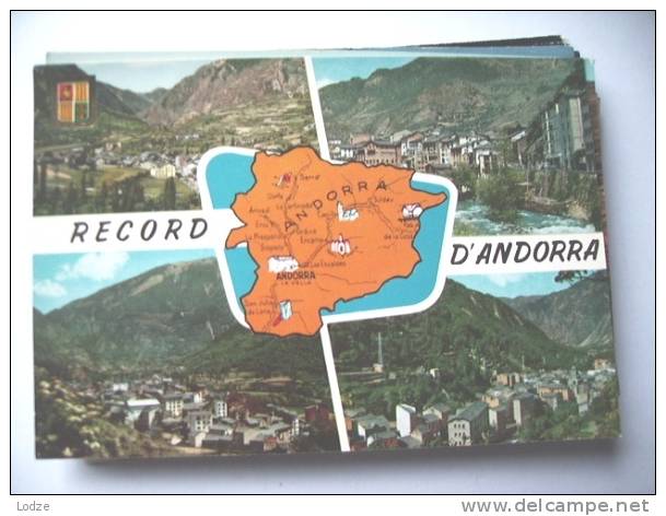 Andorra With Map - Andorra