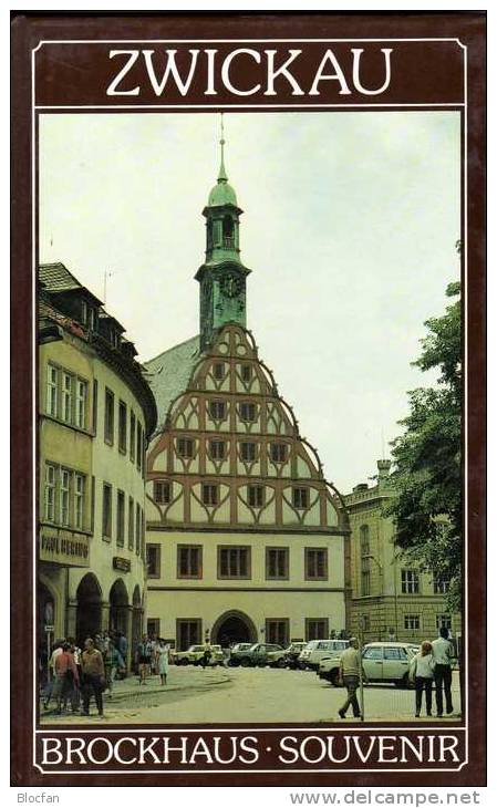 Historische Ansichten Von Zwickau 1989 Neu 10€ Brockhaus-Souvenir Für Sammler Liebhaber Many Color-pictures Of Germany - Zwickau