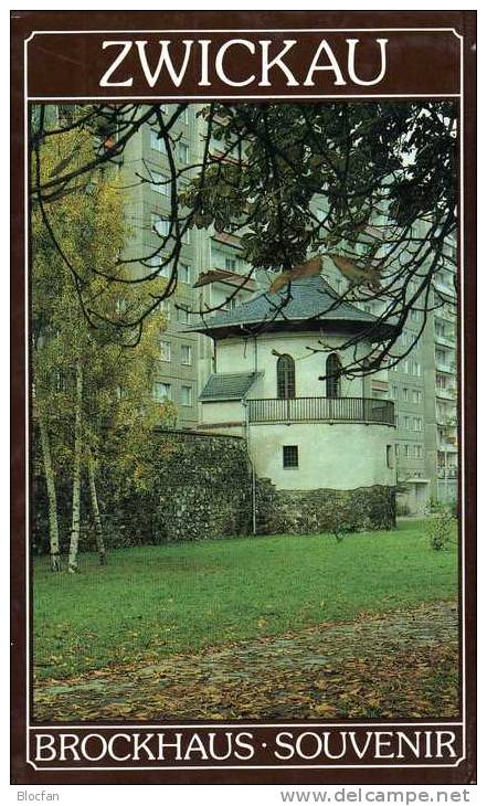 Historische Ansichten Von Zwickau 1989 Neu 10€ Brockhaus-Souvenir Für Sammler Liebhaber Many Color-pictures Of Germany - Zwickau