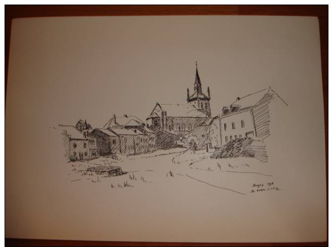 Sugny - Reproduction Dessin Encre De Chine - V. Witz - Dessins