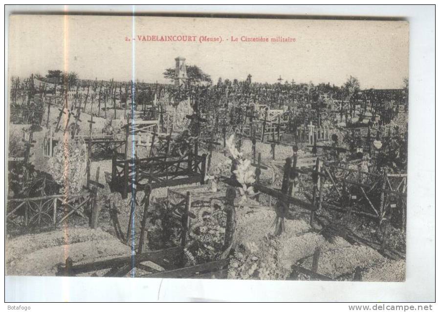 CPA DPT 55 GUERRE 14/18, VADELAINCOURT, LE CIMETIERE MILITAIRE - War Cemeteries