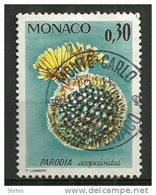 Monaco Oblitéré . Y & T N° 999 " Cactus " - Oblitérés