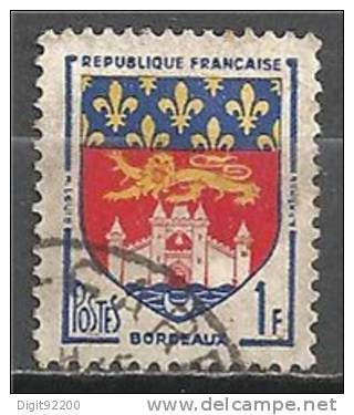 1 W Valeur Oblitérée,used - FRANCE - YT Nr 1183 * 1958 - N° 10-53 - 1941-66 Armoiries Et Blasons