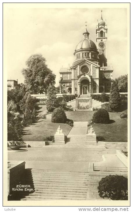 Zürich - Kirche Enge           Ca. 1930 - Enge